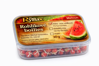 Rohlíkové boilies Meloun Maxi - Velikost 18 mm