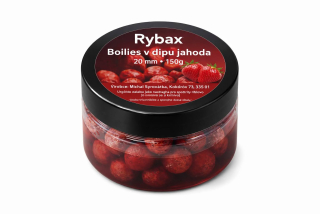 Rybax Boiles v dipu Jahoda 20mm 150g
